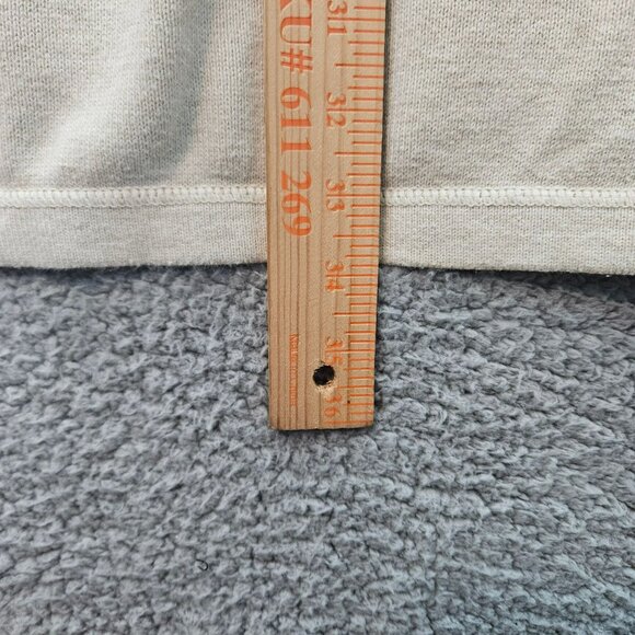 Eddie Bauer Mens Beige Gray Cotton 1/4 Zip Sweater TXL Long Sleeve Casual Pullov - Picture 6 of 6